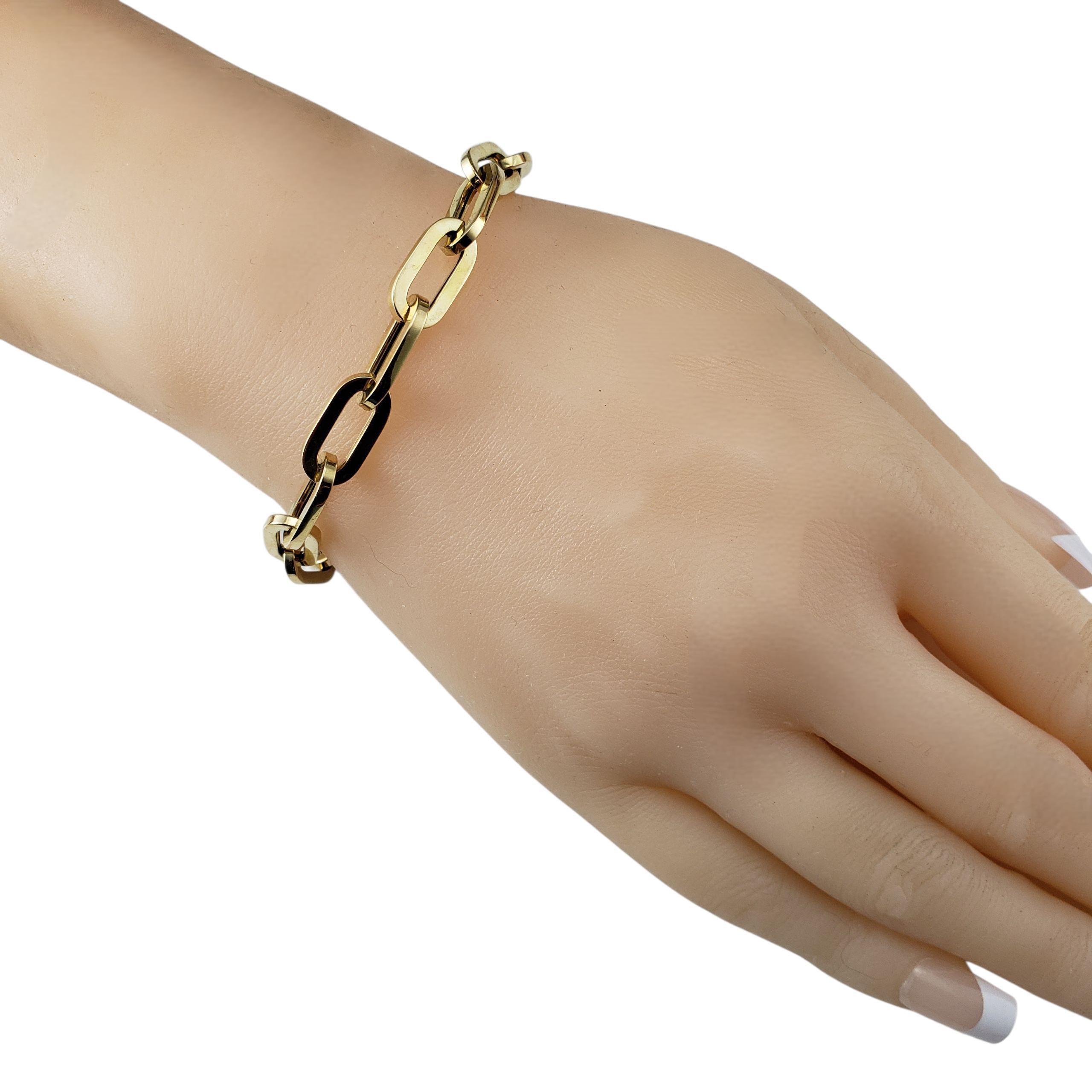 Roberto Coin Bracciale Paperclip in oro giallo 18 carati con scatola #22423 in vendita 1