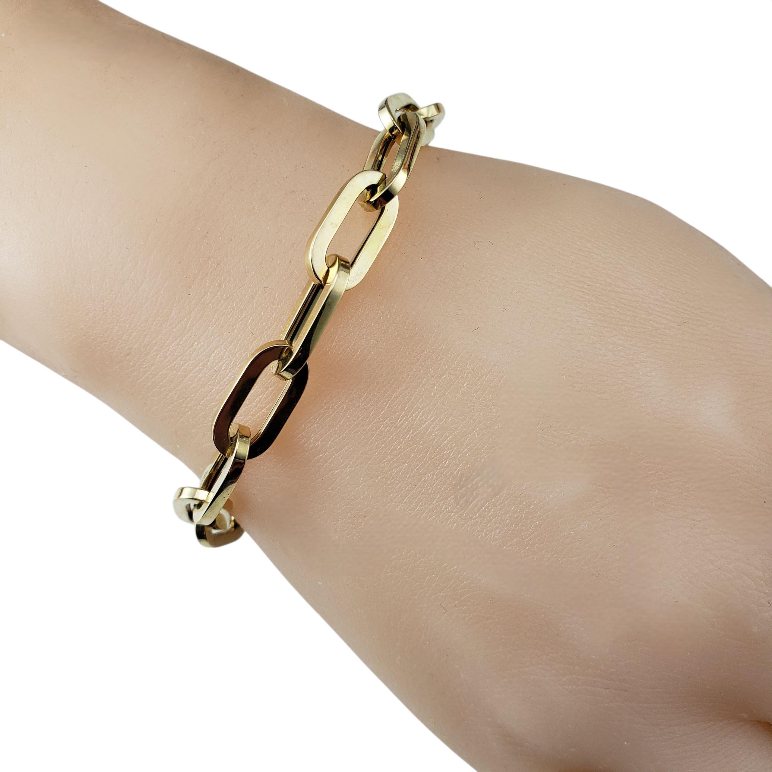Roberto Coin Bracciale Paperclip in oro giallo 18 carati con scatola #22423 in vendita 2