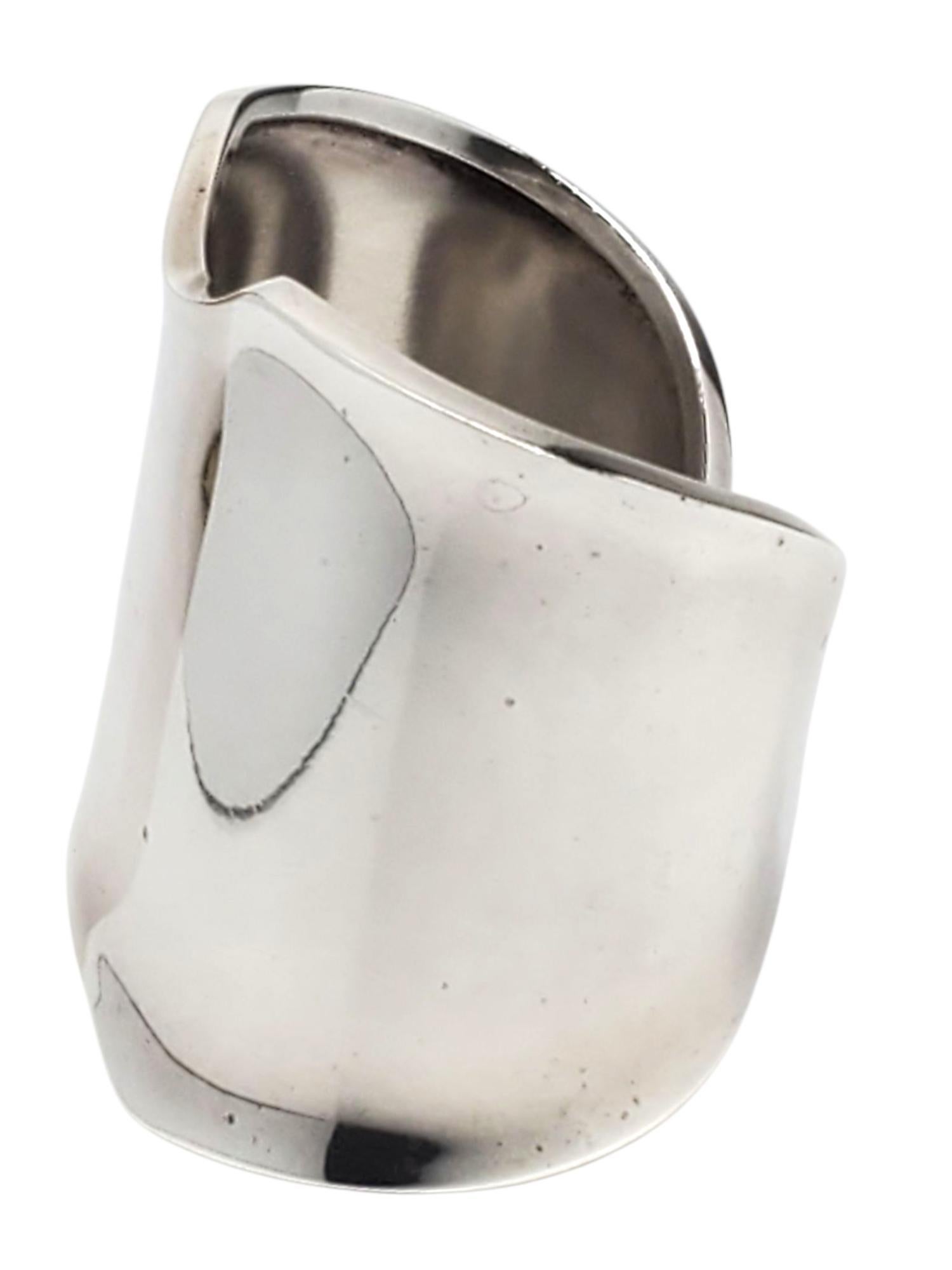 Donna Los Ballesteros Bracciale scultoreo in argento 925 #21675 in vendita