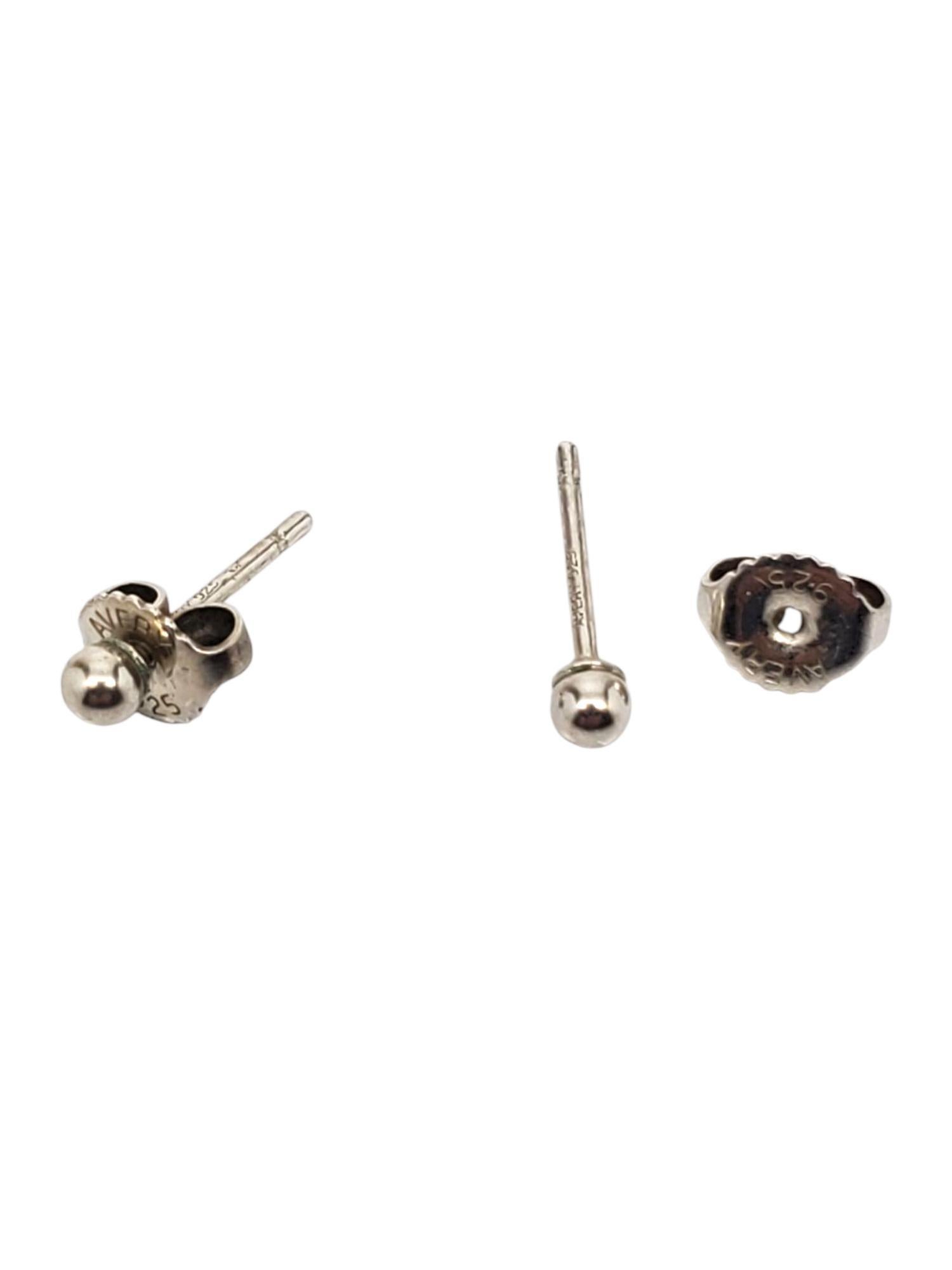 James Avery Boucles d'oreilles Ball and Ball en argent #21672 en vente 1