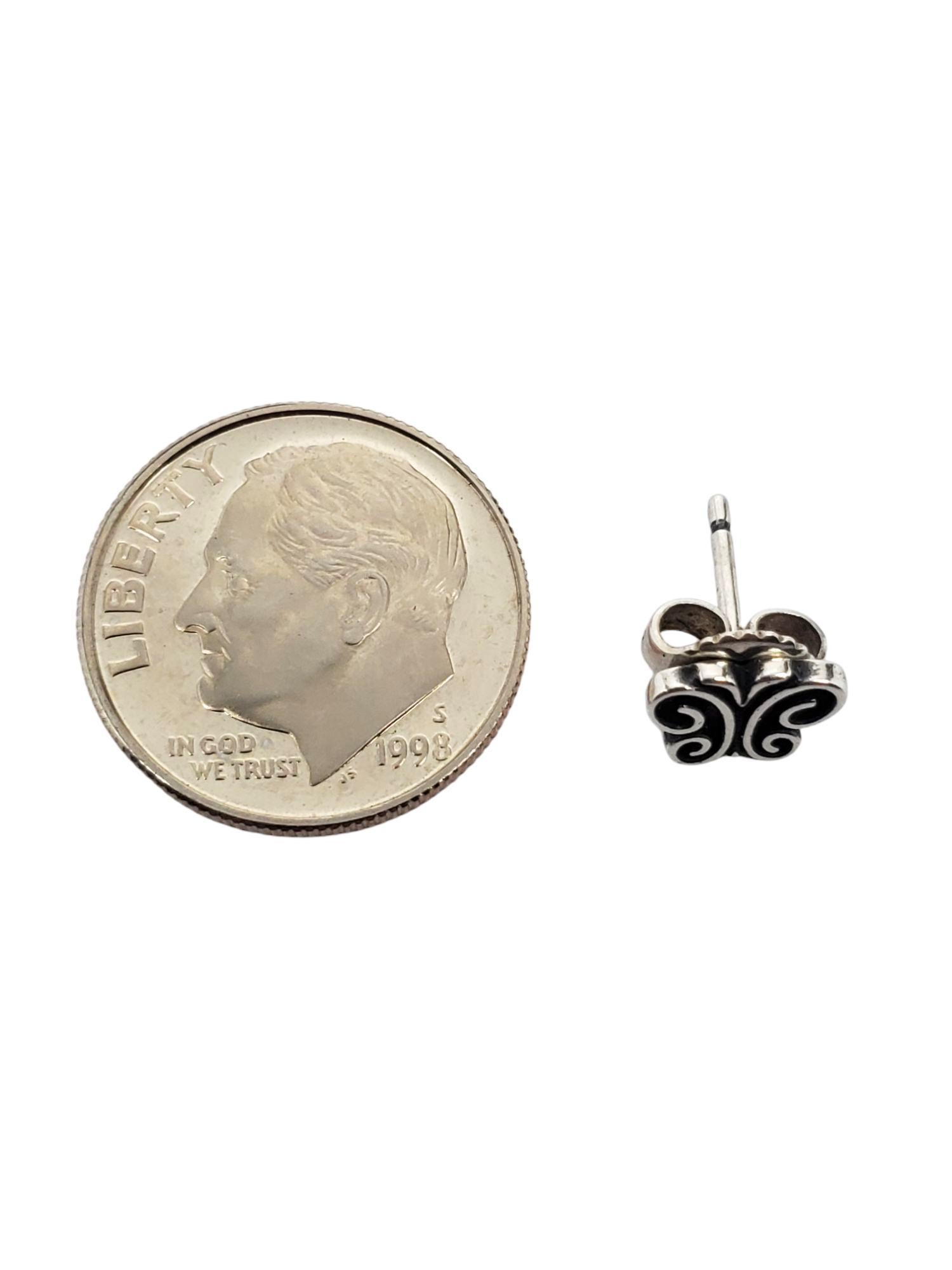 James Avery Boucles d'oreilles papillon en argent #21671 en vente 2