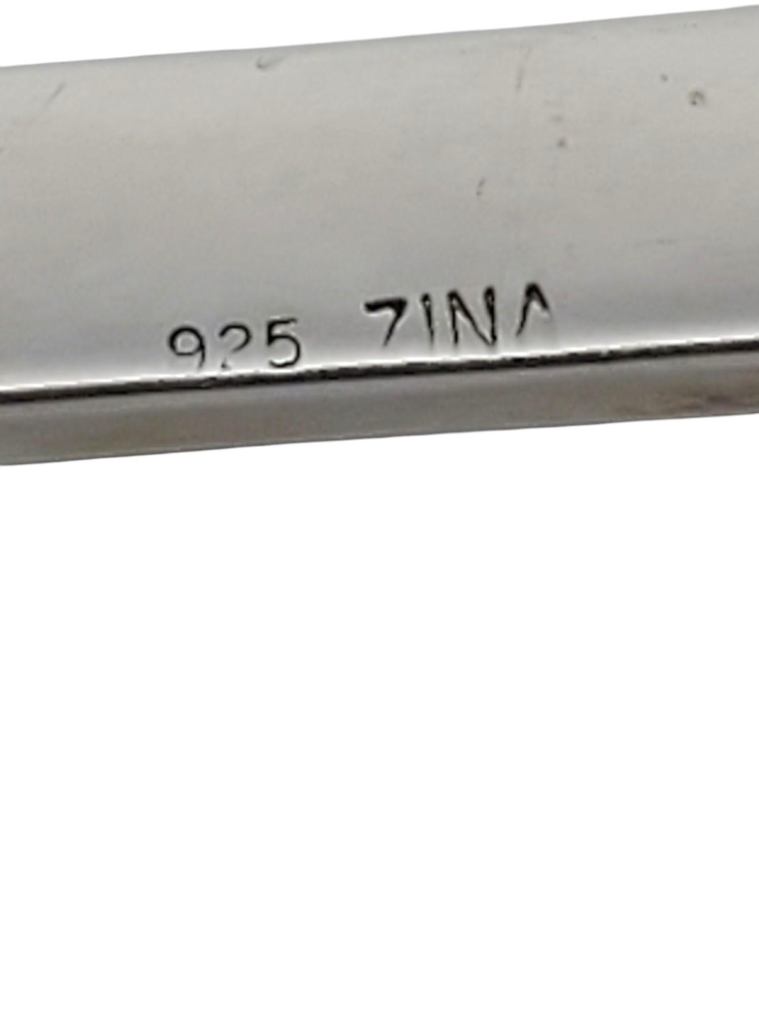 Zina Sterling Silver Double Box Link Bracelet #21623 en vente 5