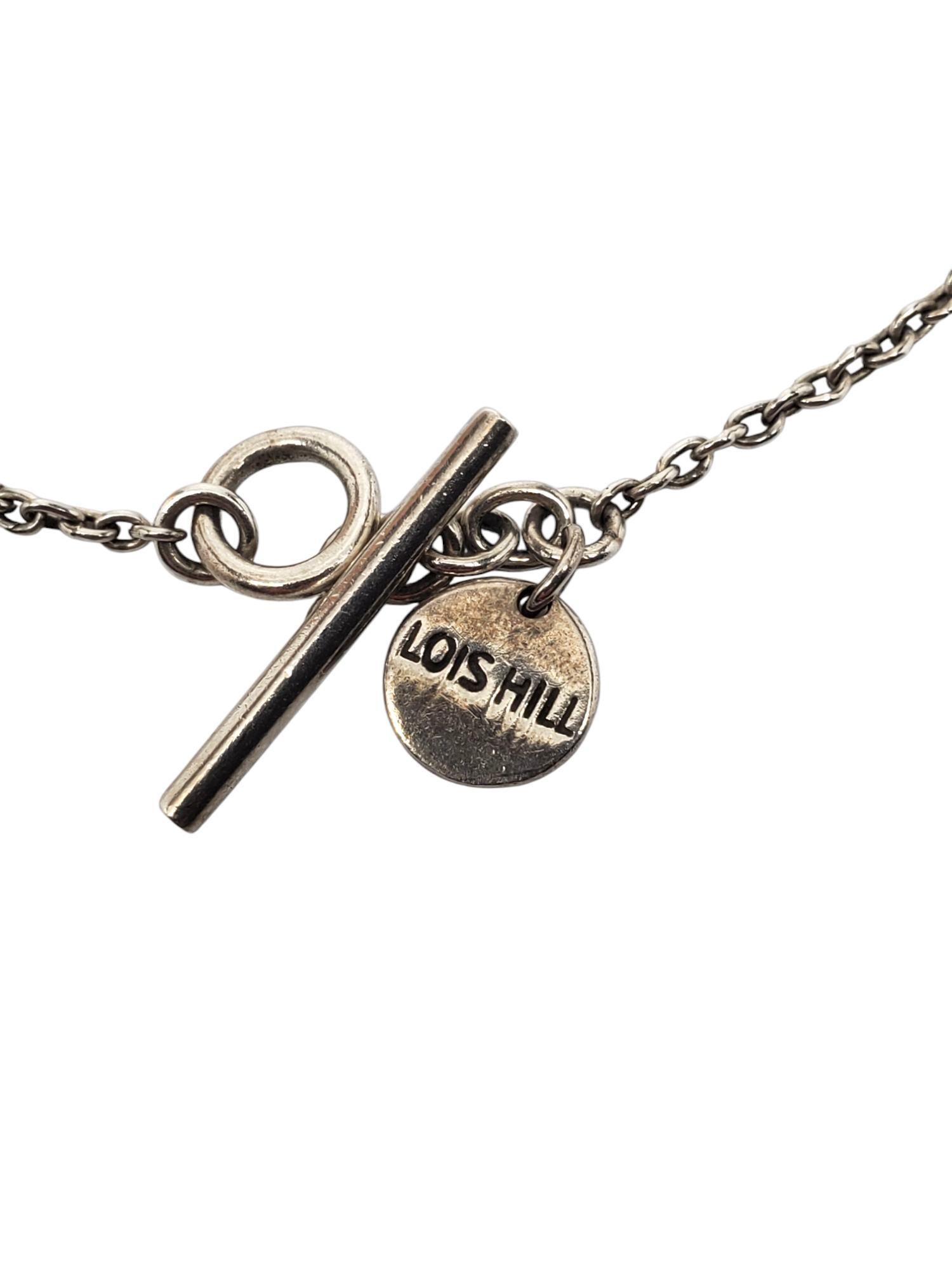 Donna Lois Hill - Collana in argento filigranato Station Link 29