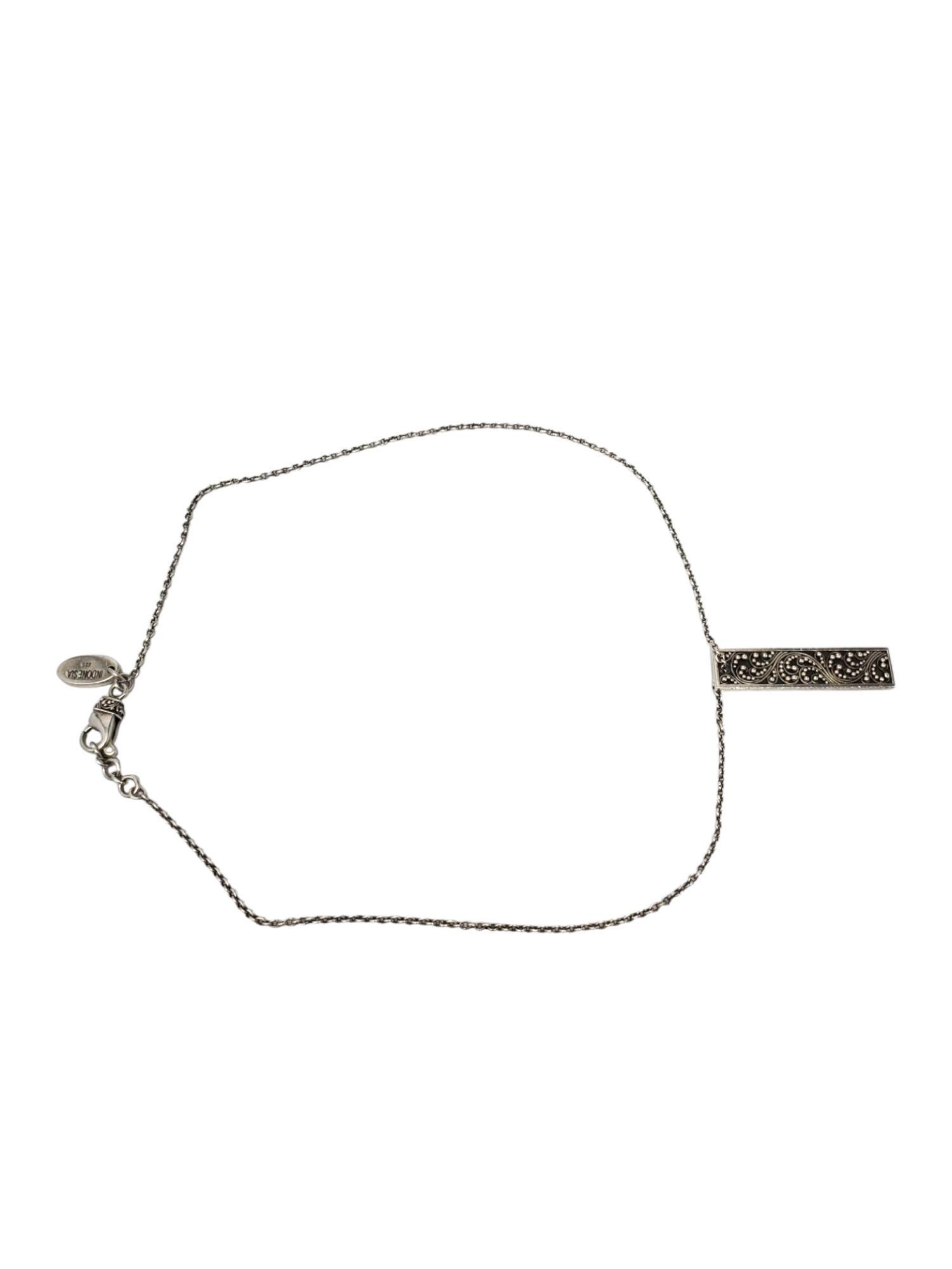 Donna Collana con ciondolo a volute in argento Sterling di Lois Hill #21614 in vendita
