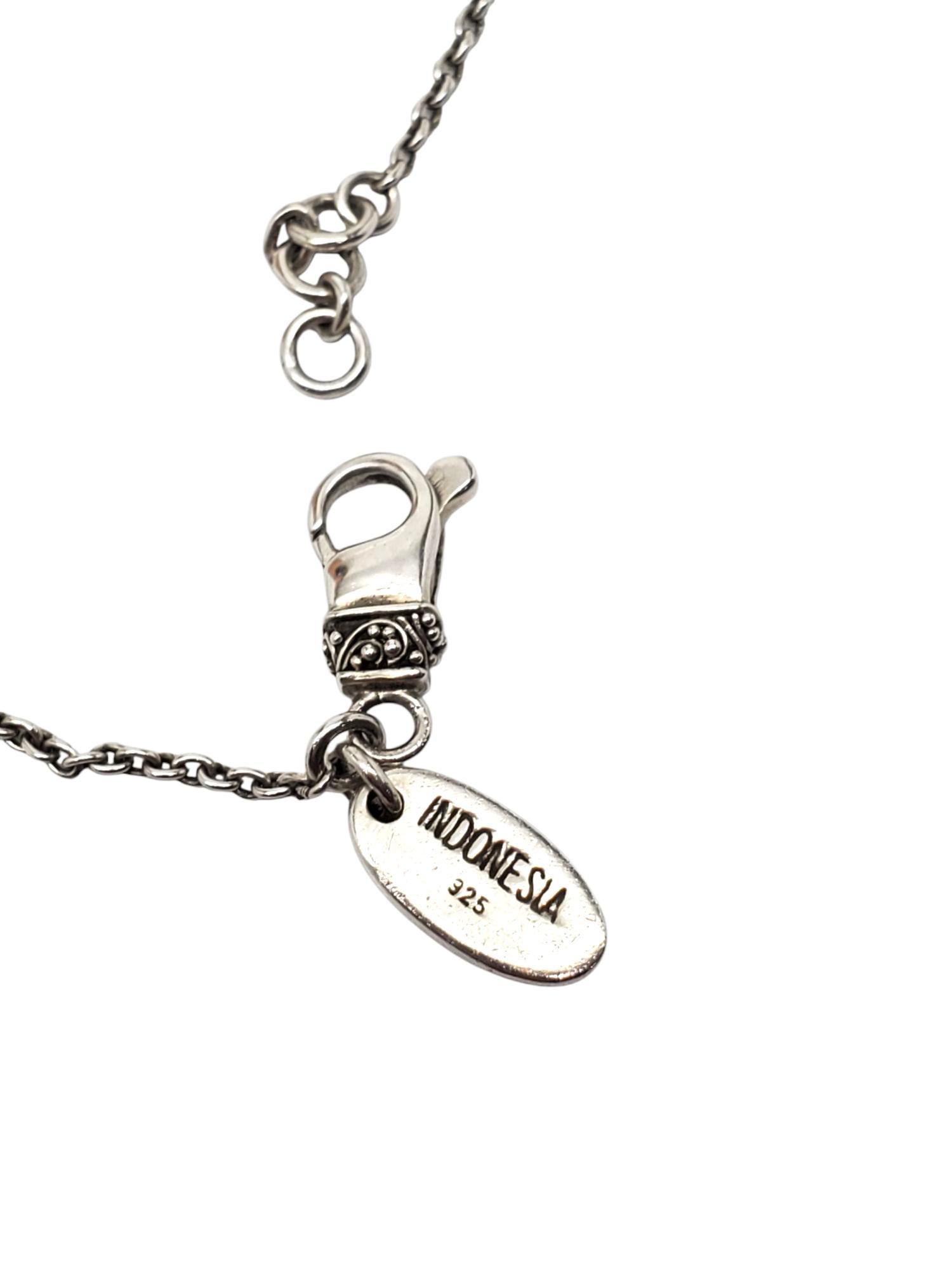 Collana con ciondolo a volute in argento Sterling di Lois Hill #21614 in vendita 3