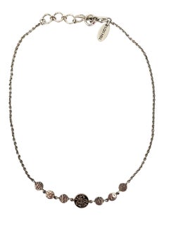 Collana con ciondolo a medaglione in filigrana di Lois Hill Silver #21611