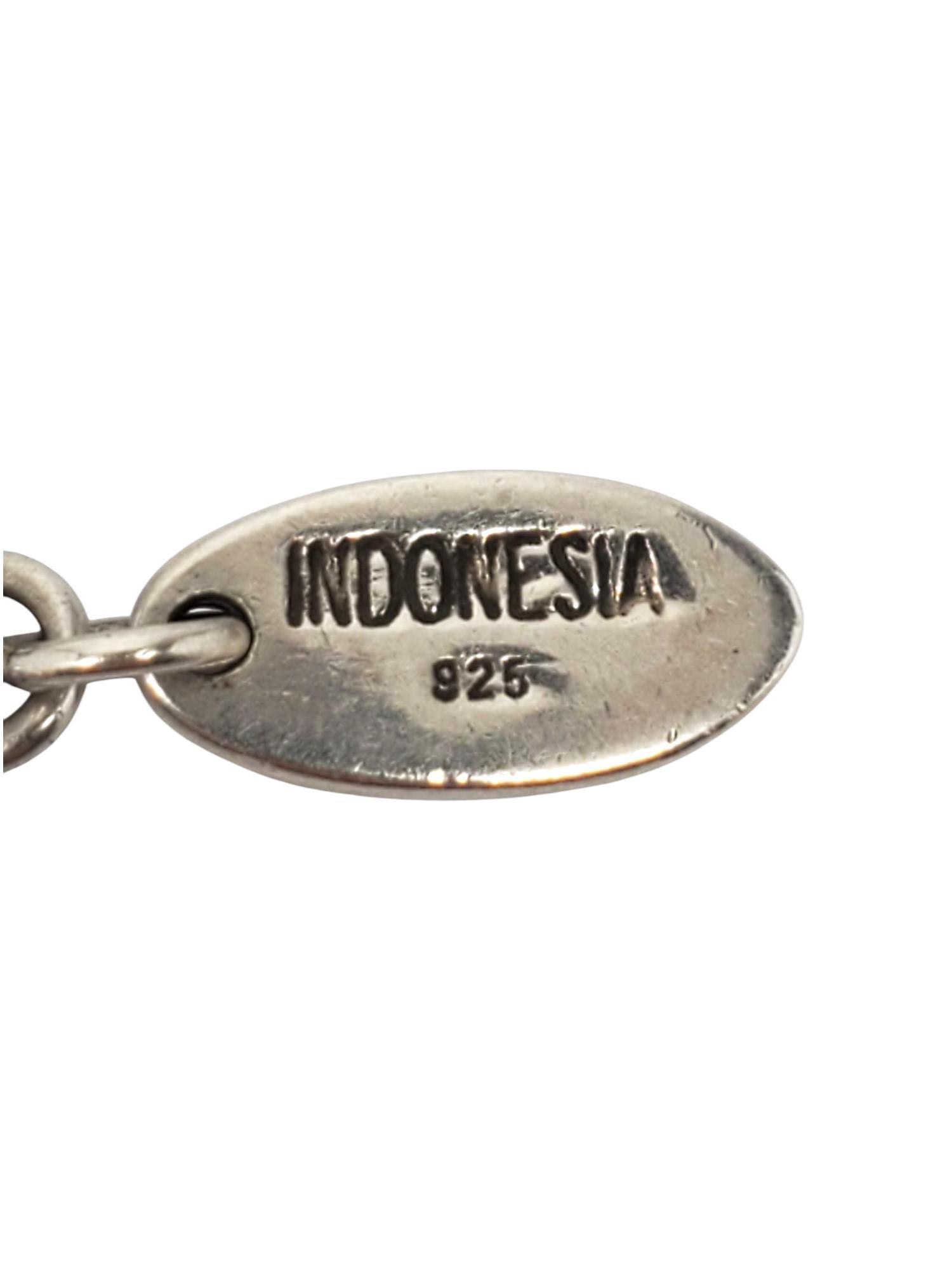 Collana con ciondolo a forma di barile in argento Sterling di Lois Hill #21609 in vendita 3