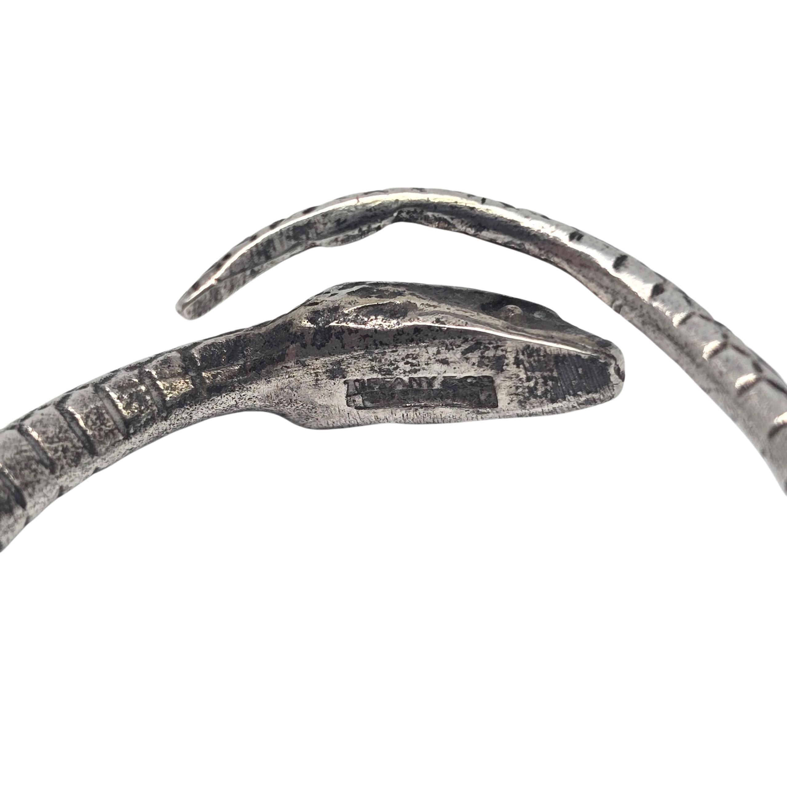 Anello portachiavi a forma di serpente in argento Tiffany & Co. vintage #22480 in vendita 5