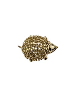 Tiffany & Co. Schlumberger 18K Yellow Gold and Ruby Hedgehog Brooch/Pin #25899