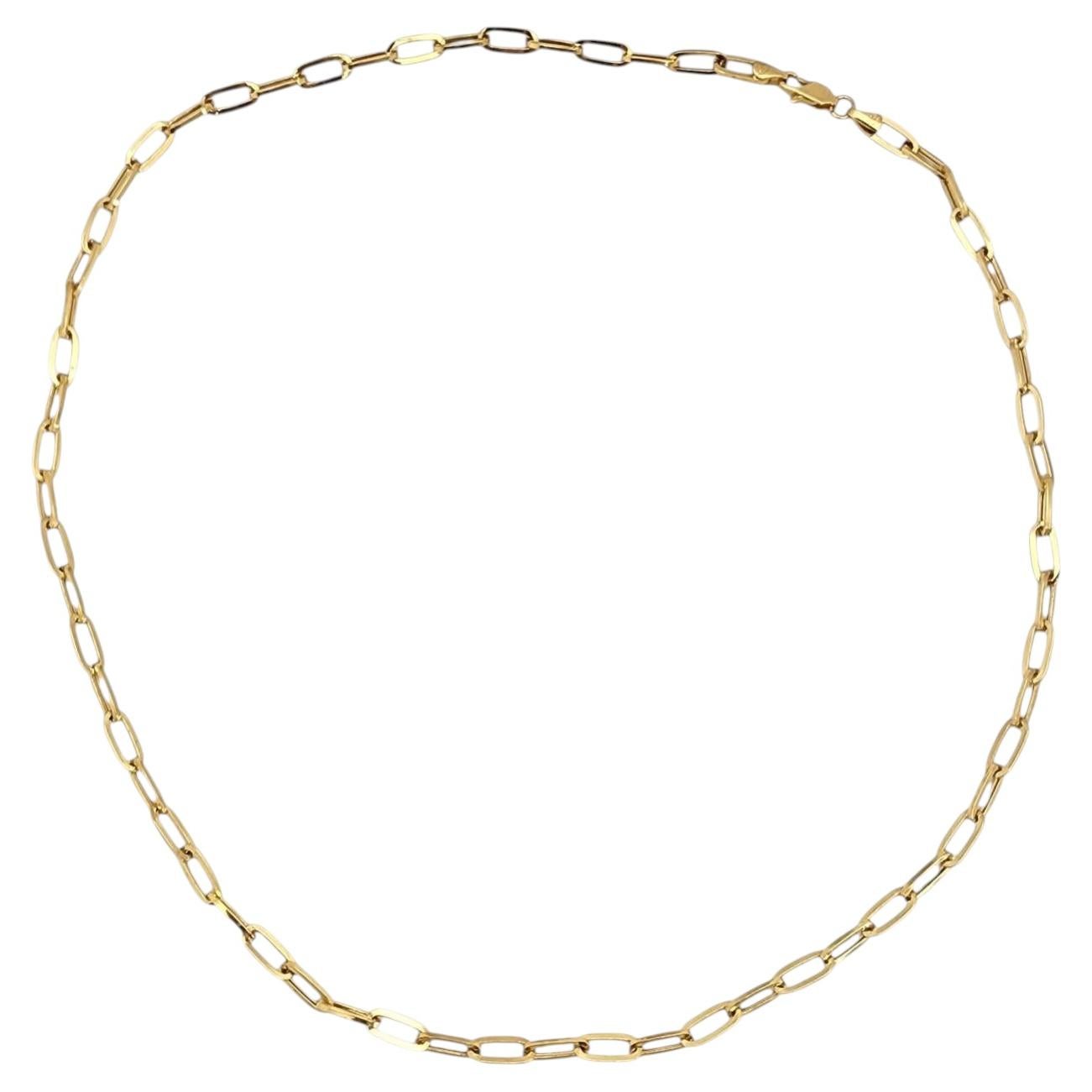 Collar de eslabones tipo «clip» de oro amarillo de 18 quilates n.º 25864 en venta