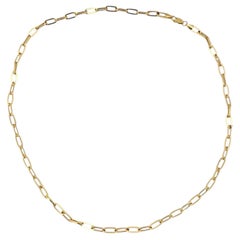 Collar de eslabones tipo «clip» de oro amarillo de 18 quilates n.º 25864