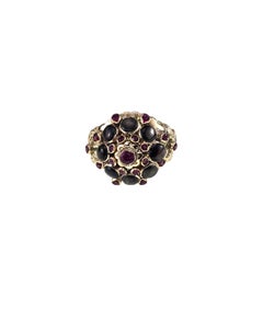 Anillo tailandés «Princess Dome» de oro amarillo de 14 quilates, talla 8,75-9, n.º 24345