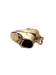 1959 14K Yellow Gold Baby Shoes Charm "Ricky" #26064