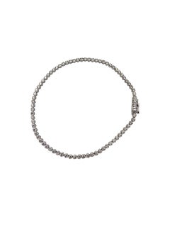 14K White Gold Diamond Tennis Bracelet #26218