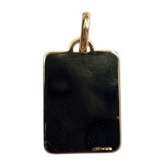 18K Yellow Gold Virgin Mary Pendant #26273