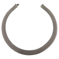 Tiffany & Co. Sterling Silver Somerset Mesh Necklace #26243