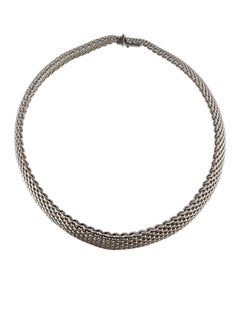 Tiffany & Co. Sterling Silver Somerset Mesh Necklace #26243