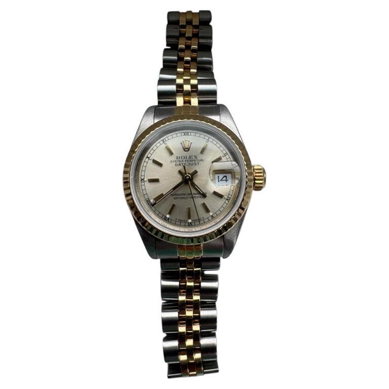 Rolex 1989 Rolex Ladies Watch 69173 Two Tone Silver Dial Jubilee Band #26297