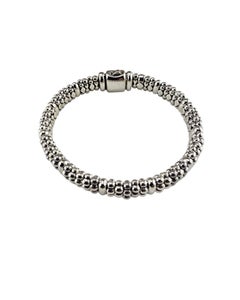 Lagos Sterling Silver Signature Caviar Beaded Bracelet