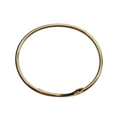 Tiffany & Co Elsa Peretti 18K Yellow Gold Snake Wrap Bangle Bracelet #26857