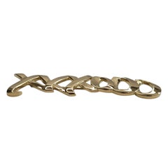 1983 Tiffany & Co Paloma Picasso 18K Yellow Gold XO Pin #26880