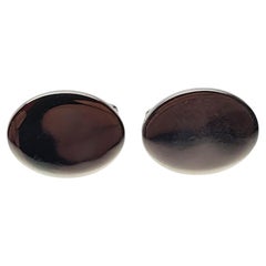 Tiffany & Co. Sterling Silver Classic Oval Cufflinks # 25905