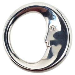 Tiffany & Co. Sterling Silver Man In The Moon Baby Rattle #25906