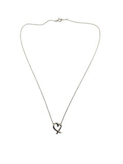 Tiffany & Co. Paloma Picasso Sterling Silver Open Heart Necklace 16" #26248