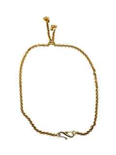 RLM Robert Lee Morris Sterling Silver Gold Tone Heart Charm Necklace #26170