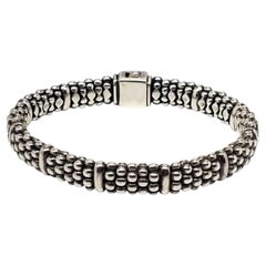 Lagos Caviar Sterling Silver Caviar Beaded Bracelet #25833