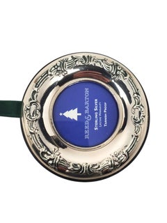 Reed & Barton Sterling Silver Round Photo Frame Ornament # 26292