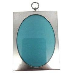 Tiffany & Co. Sterling Silver Oval Picture Frame w/Pouch #26293