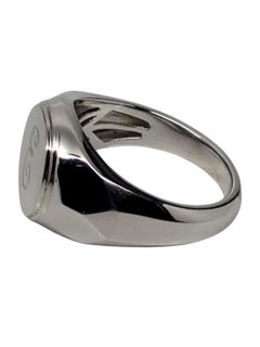Gabriel & Co. Sterling Silver E Initial Signet Ring Size 10 #26002