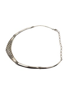 Collana con collare a cerniera in argento sterling di Carol Felley, n. 26028