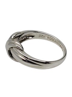 Tiffany & Co. Sterling Silver Signature X Ring Size 8 #26009