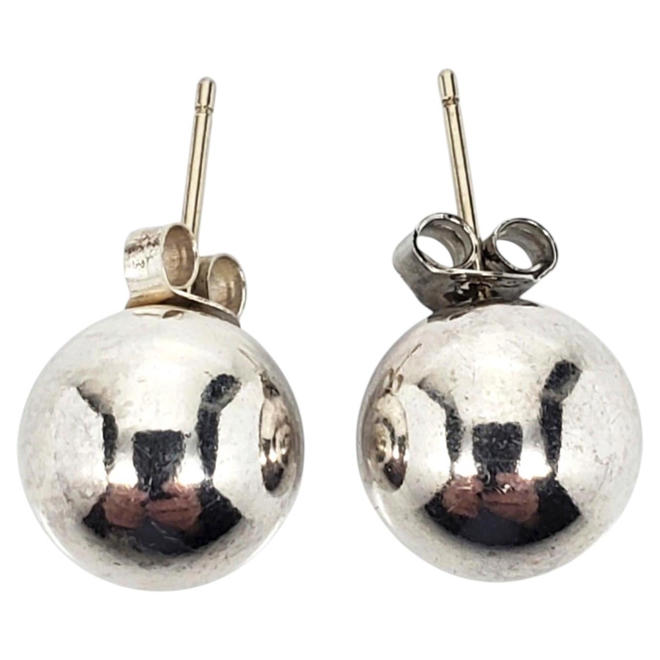Tiffany & Co. Sterling Silver Ball Stud Earrings #26030