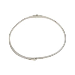 Tiffany & Co Mexico Sterling Silver Hinged Choker Collar Necklace 18" #27030