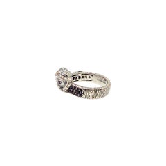 JAI by John Hardy Sterling Silver Elephant Head Ring Size 8 #27042
