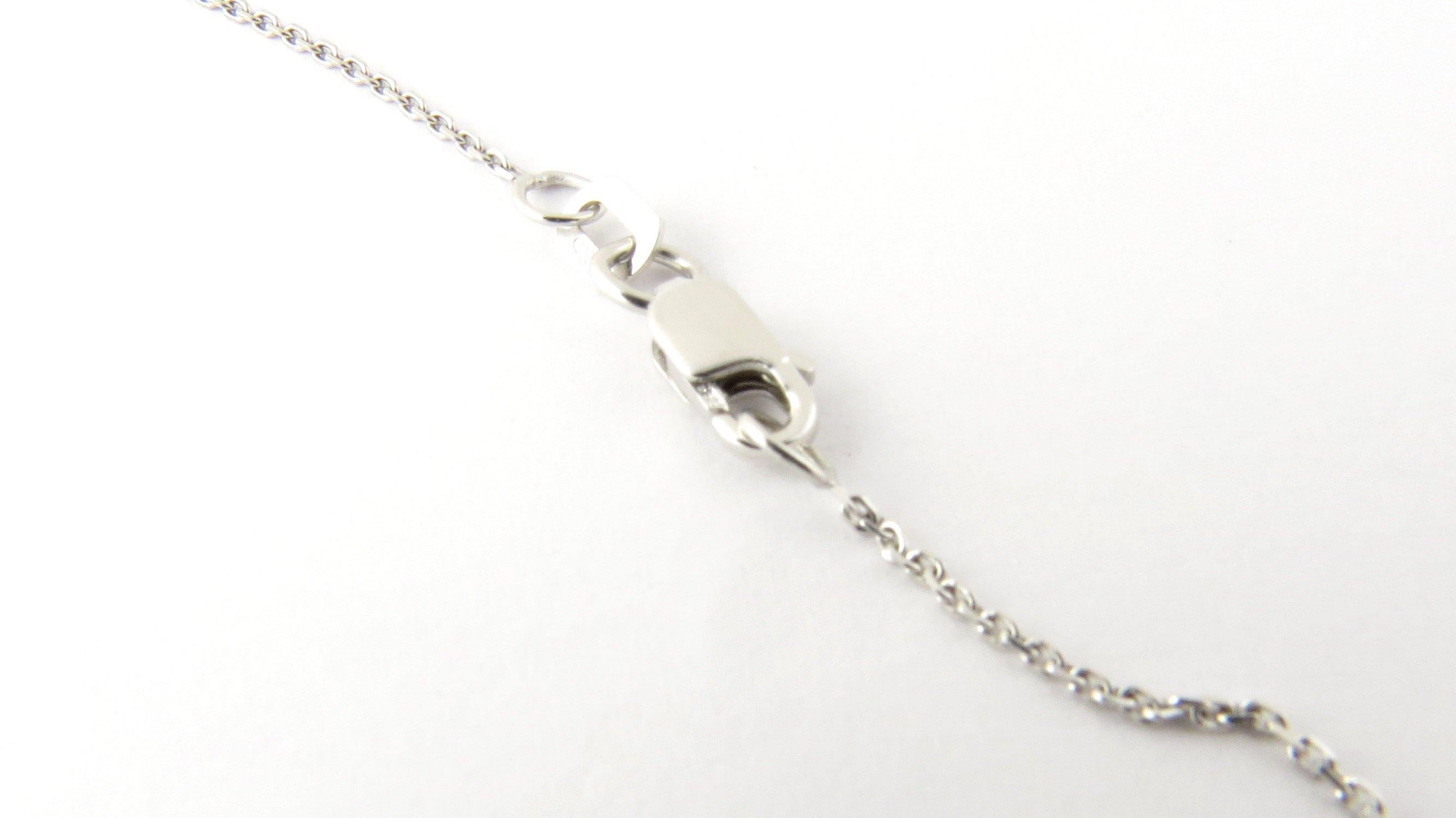 14 Karat White Gold Diamond Cross Pendant Necklace at 1stDibs | diamond ...