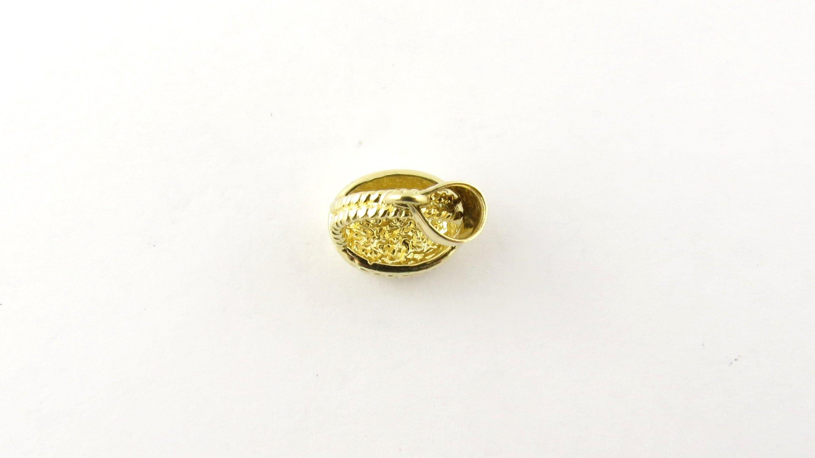 Women's 14 Karat Yellow Gold Nantucket Basket Charm