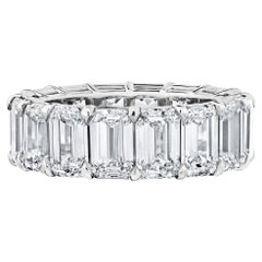 Louis Newman & Company Emerald Cut Diamond Eternity Band with 11.45 Carats