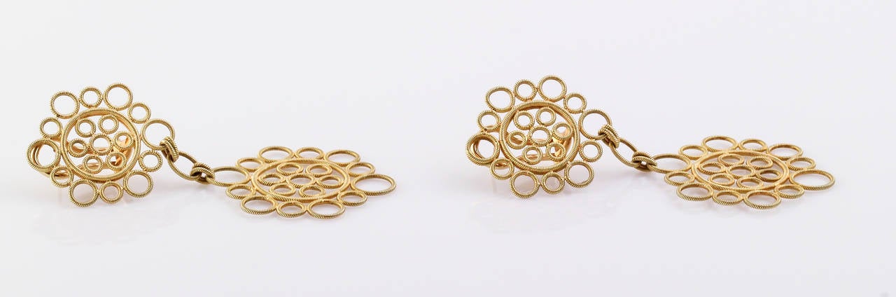 Buccellati Maria Gold Pendant Earrings