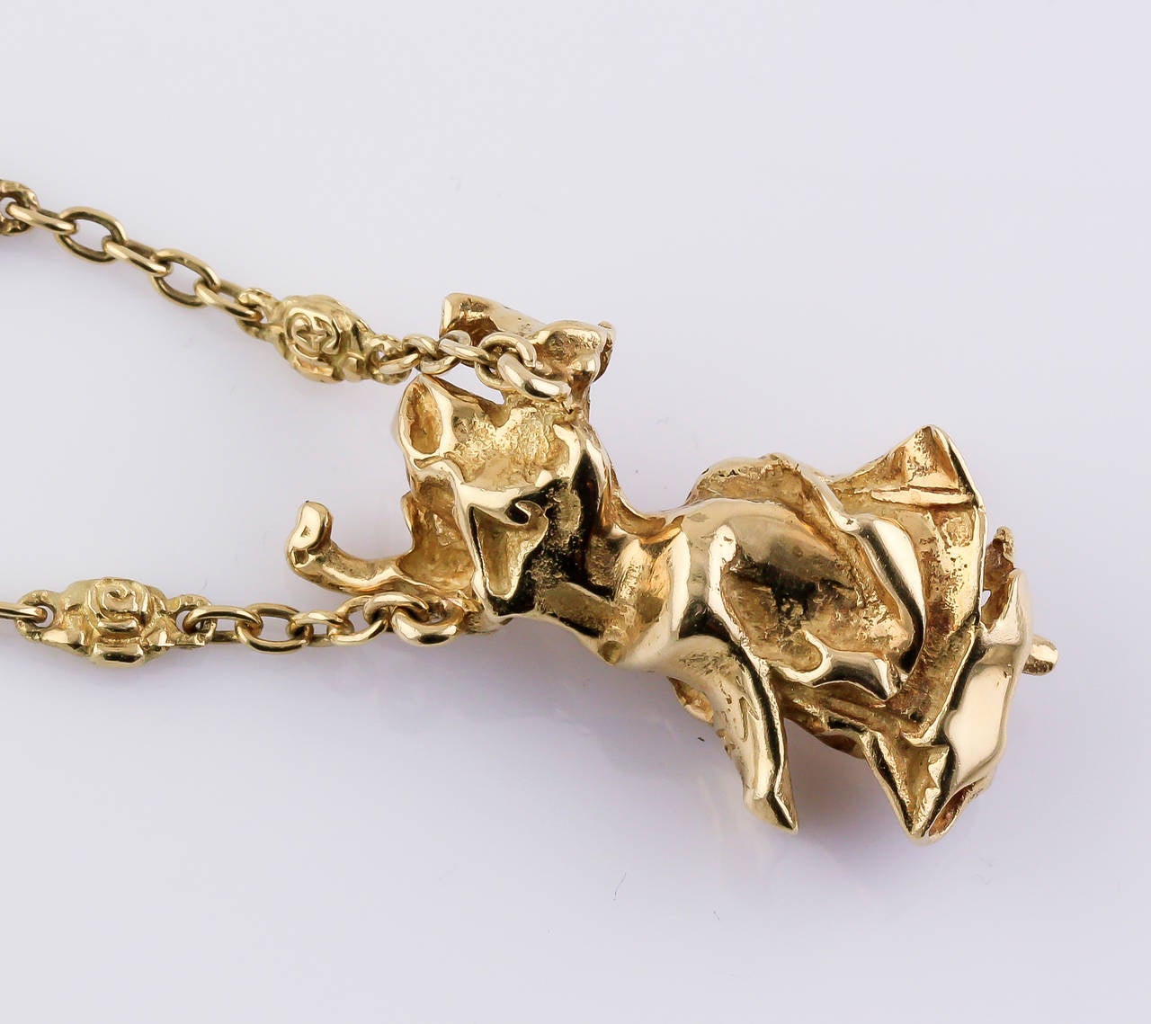 Women's Salvador Dali Carmen Gold Necklace