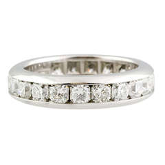 TIFFANY & CO. LUCIDA Diamond Platinum Band 1