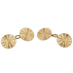 BOUCHERON Paris Estate Gold Cufflinks 4