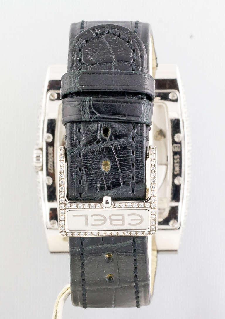 Ebel White Gold and Diamond Tarawa Automatic Wristwatch with Date 1