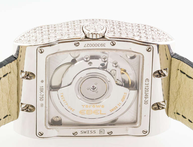 Ebel White Gold and Diamond Tarawa Automatic Wristwatch with Date 2