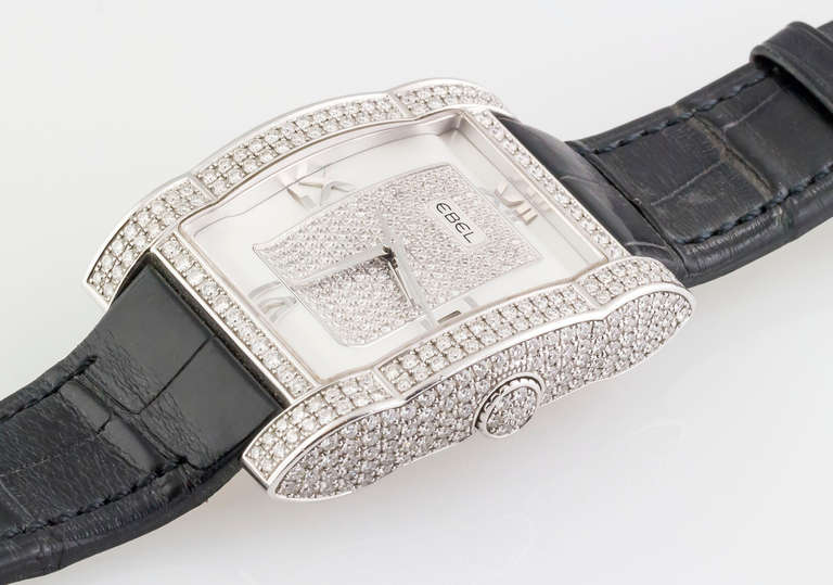 Ebel White Gold and Diamond Tarawa Automatic Wristwatch with Date 3