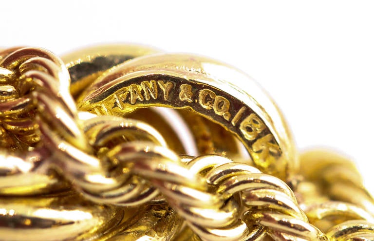 tiffany gold toggle necklace