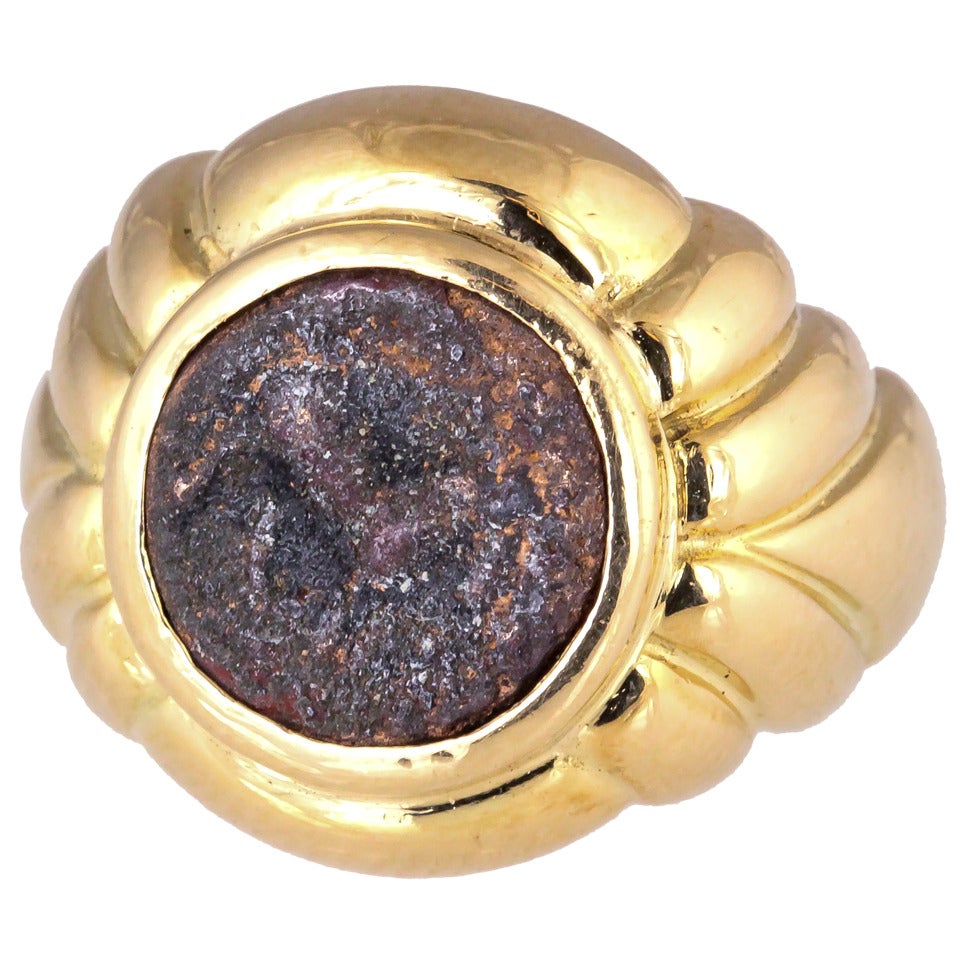 Bulgari Coin Ring - 2 For Sale on 1stDibs | bulgari monete ring 